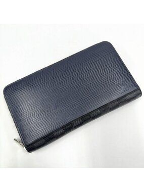Louis Vuitton Zippy Organizer NM Wallet Epi Damier Graphite Taiga
